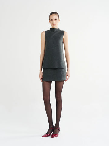 Minimalist Mock-Neck Tank Top