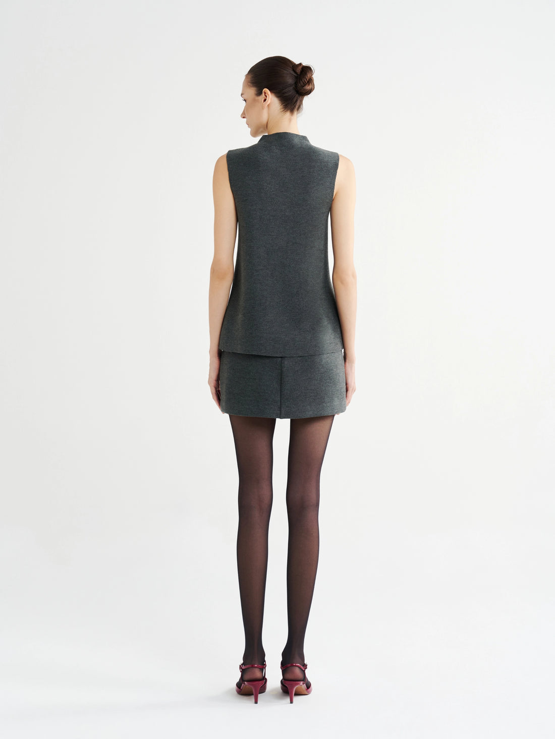 Minimalist Mock-Neck Tank Top