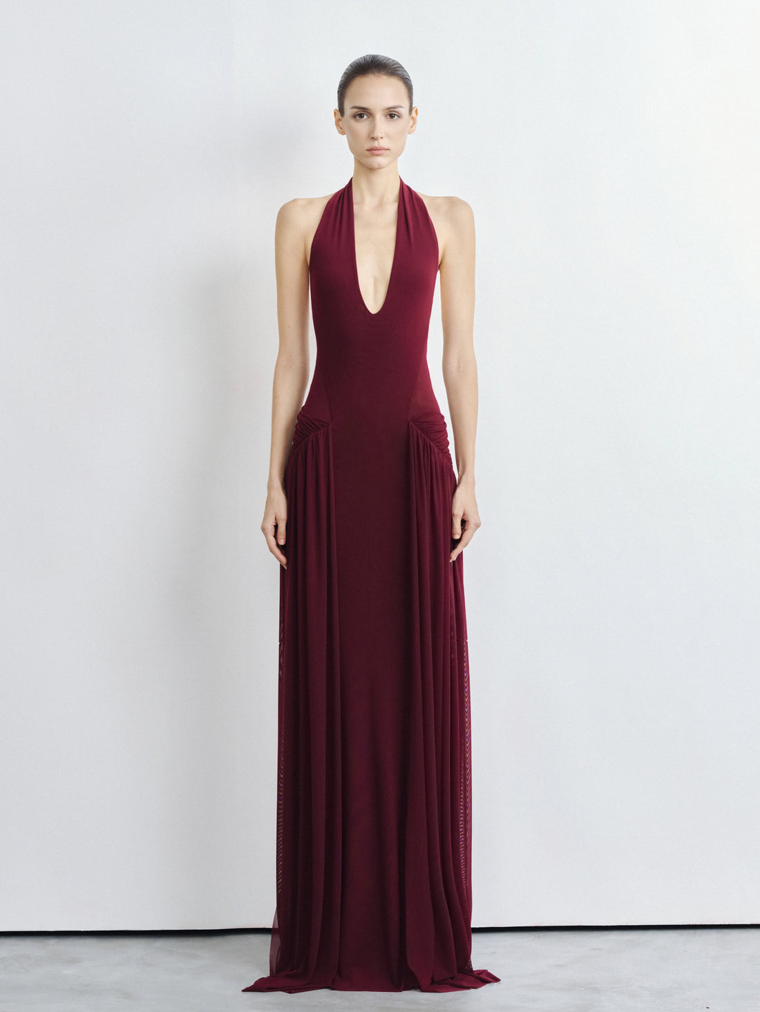 Alix Backless Mesh Gown - COCOSIN.OFFICIAL