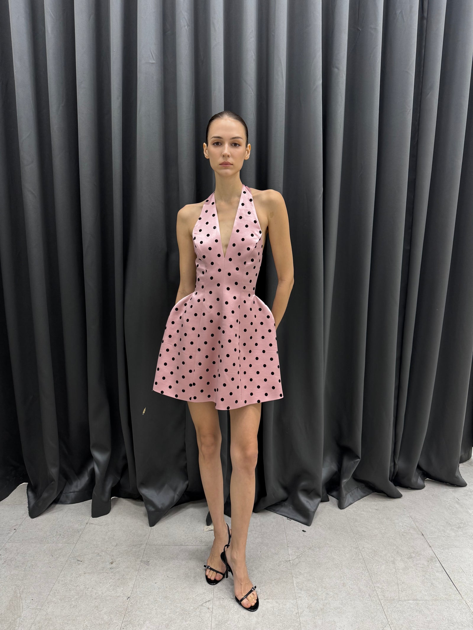 black tie pregnancy dress Hello Kitty Custom Fit Hot Pink Satin Polka Dots Ruffles Adult Sissy D –  Leanne's Pretty Dresses