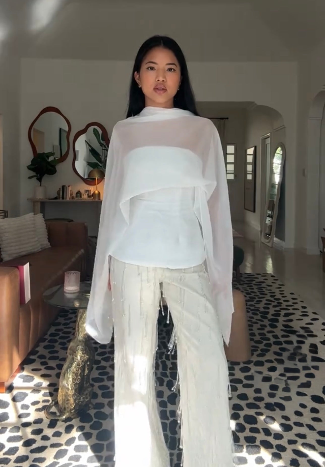 Ivory Drape Top - Effortless Elegance for Every Occasion – COCOSIN