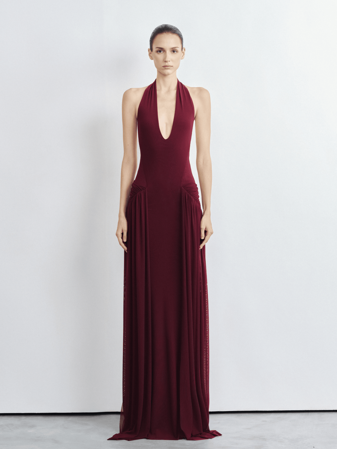 Alix Backless Mesh Gown - COCOSIN.OFFICIAL
