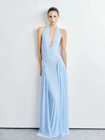 Alix Backless Mesh Gown - COCOSIN.OFFICIAL
