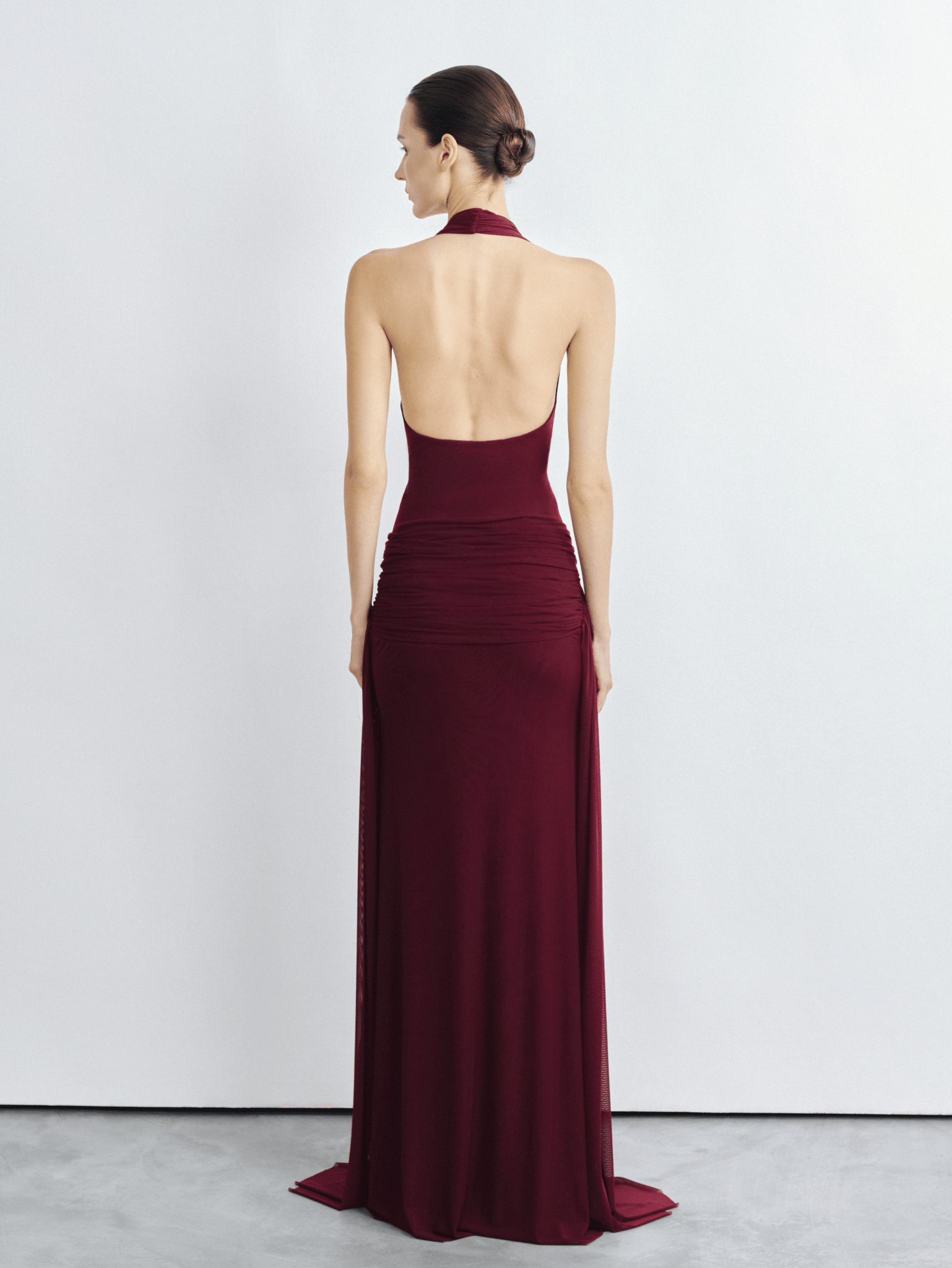 Alix Backless Mesh Gown - COCOSIN.OFFICIAL