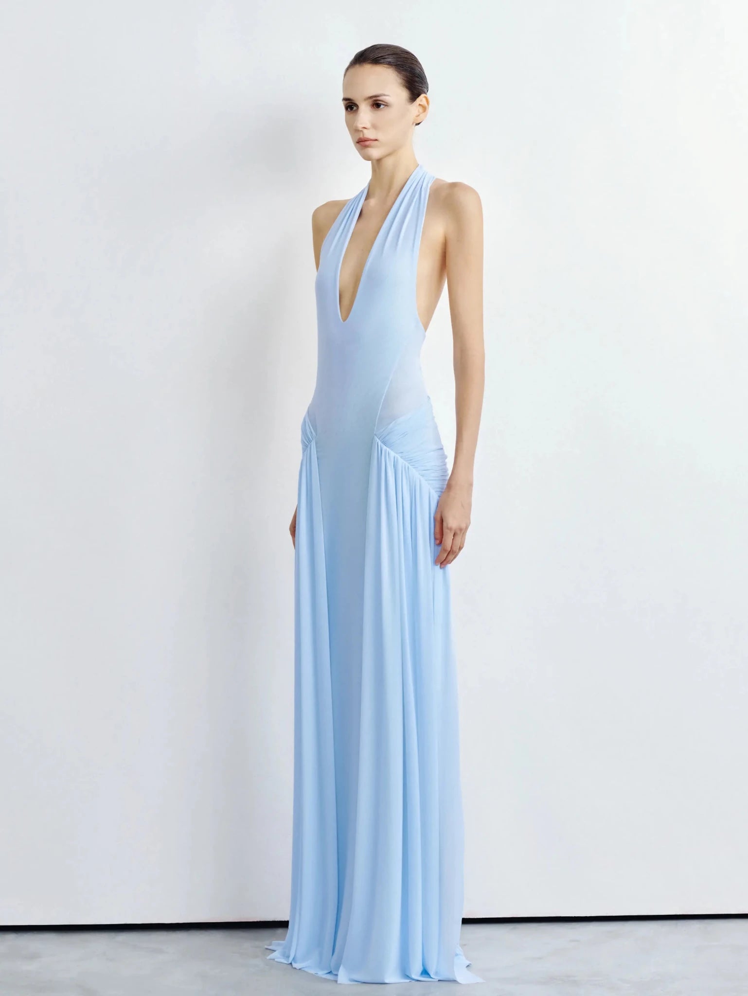 Alix Backless Mesh Gown - COCOSIN.OFFICIAL