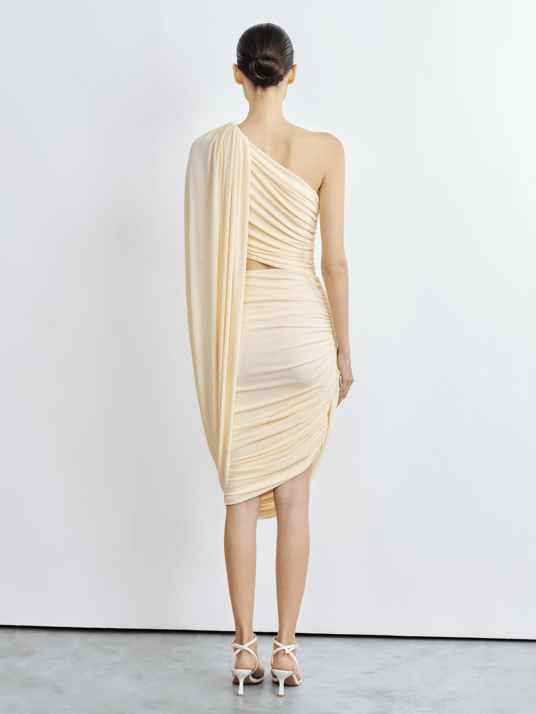 Athena Draped Cutout Midi - COCOSIN.OFFICIAL