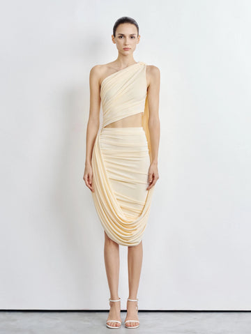 Athena Draped Cutout Midi - COCOSIN.OFFICIAL