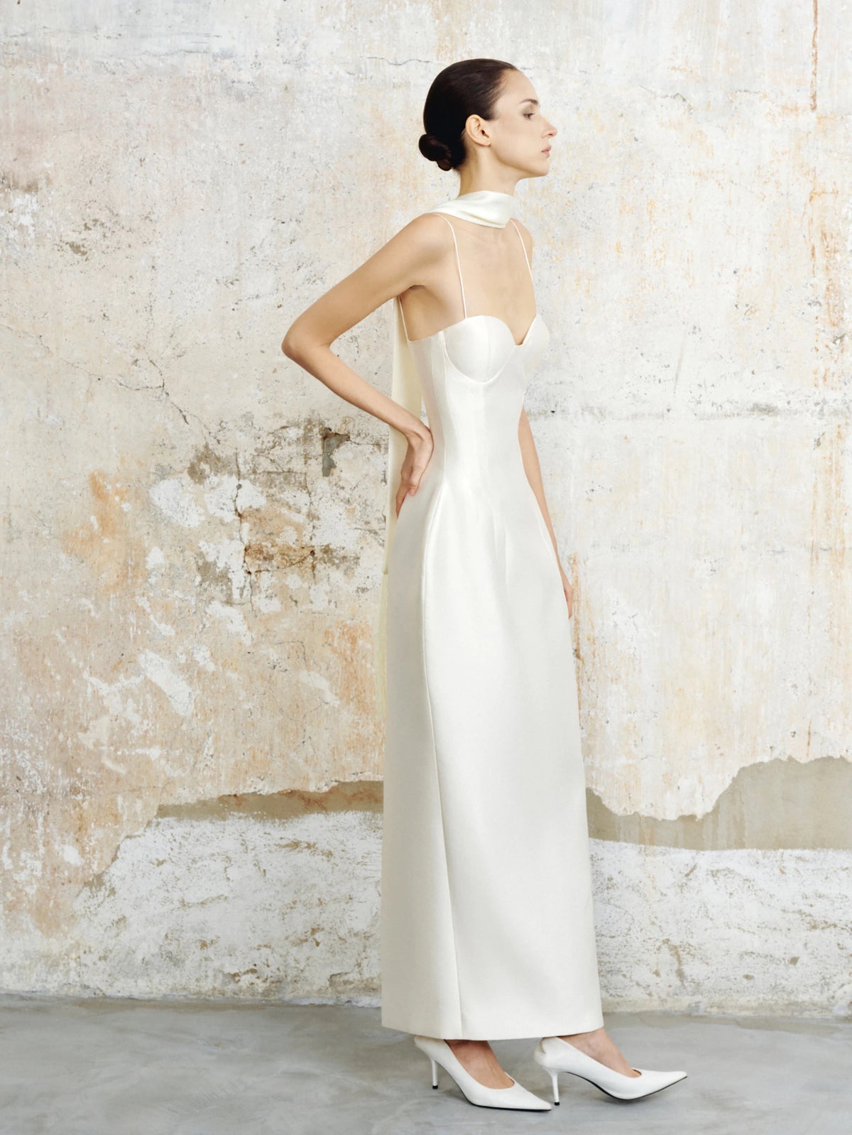 Bianca Sculpted Taffeta Gown - COCOSIN.OFFICIAL