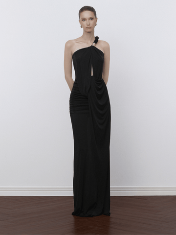 Black Cut - Out Dress - COCOSIN.OFFICIAL