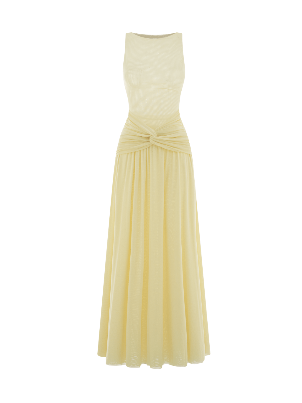 Mesh Twist Waist Maxi Dress - COCOSIN.OFFICIAL