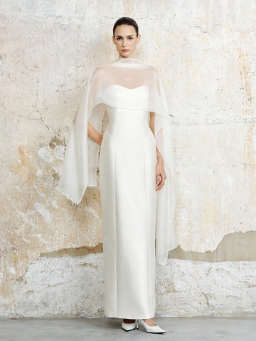 Camille Strapless Taffeta Maxi - COCOSIN.OFFICIAL