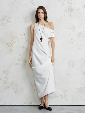 Clara Off-Shoulder Gathered Maxi - COCOSIN.OFFICIAL