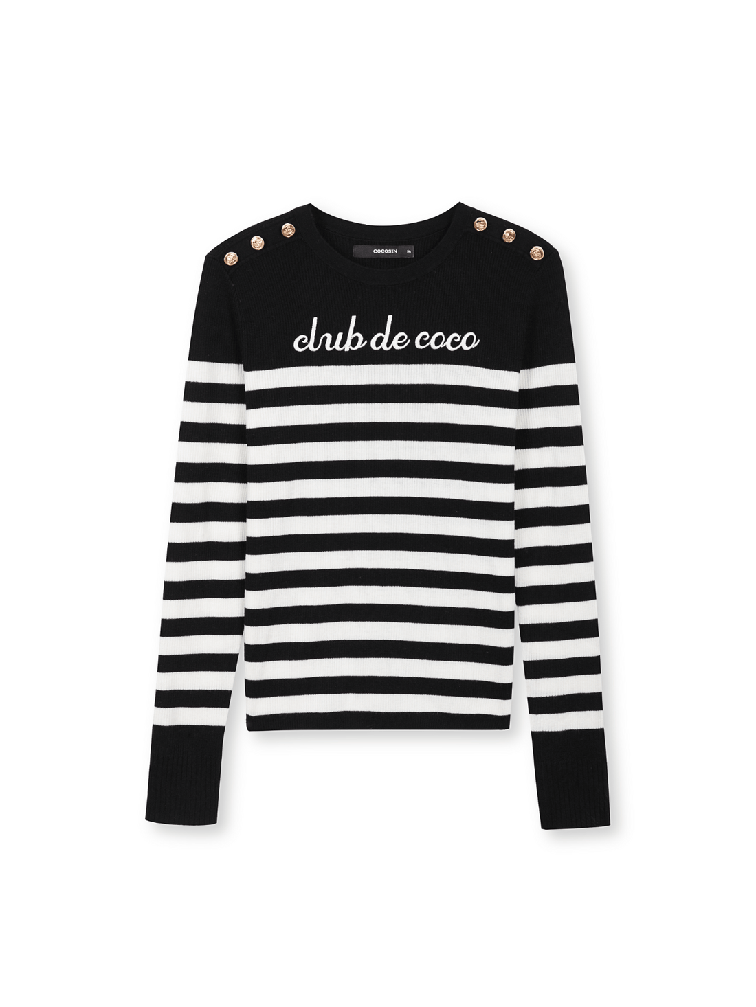 Club De Coco Striped Sweater - COCOSIN.OFFICIAL