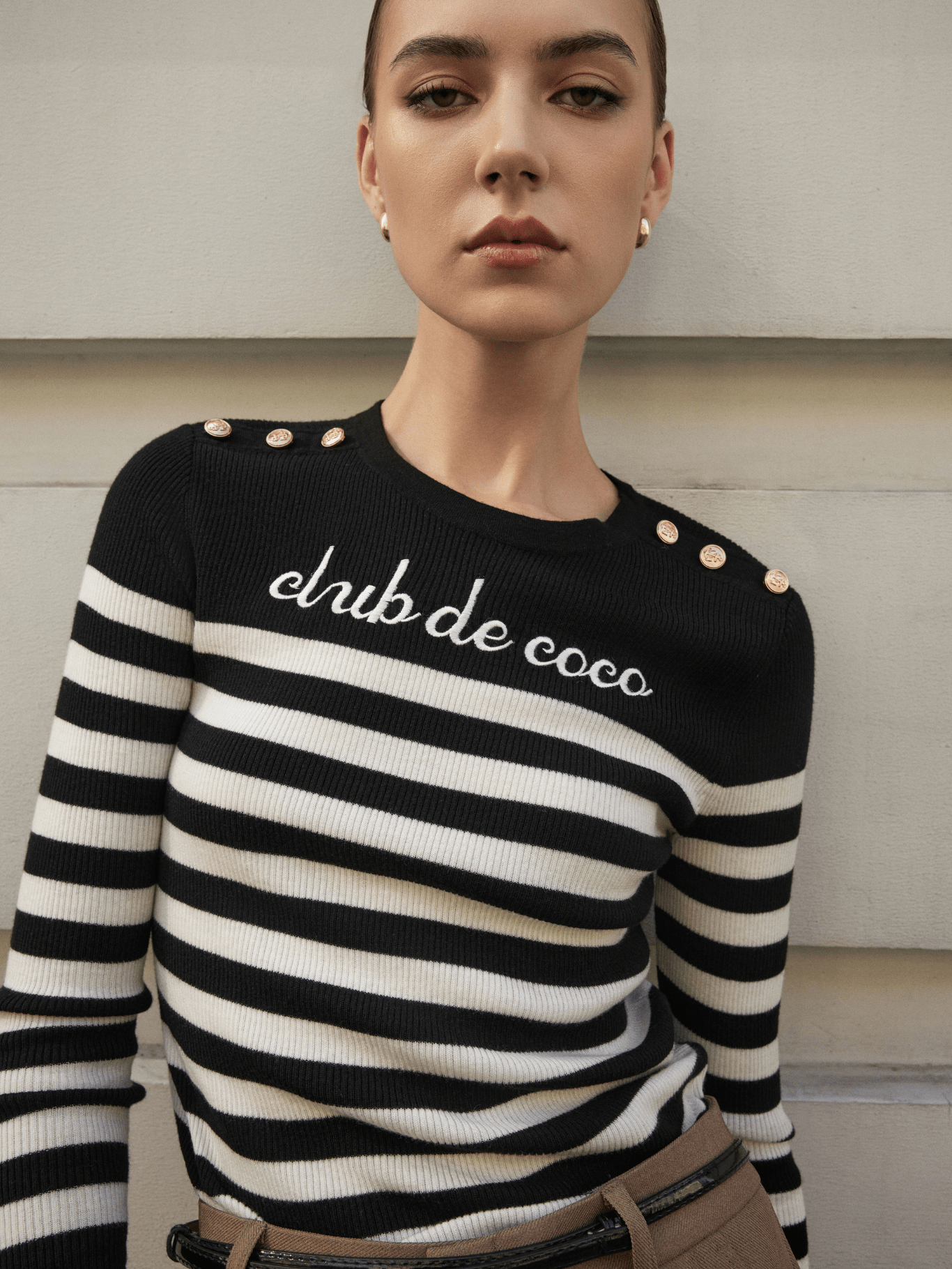Club De Coco Striped Sweater - COCOSIN.OFFICIAL