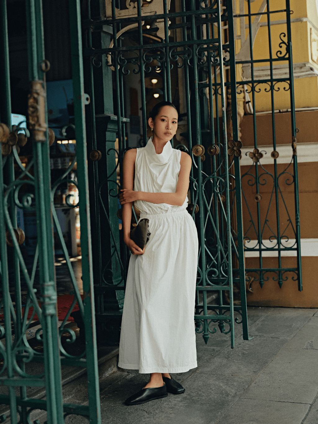 Cowl Neck Midi Dress Limited - COCOSIN.OFFICIAL