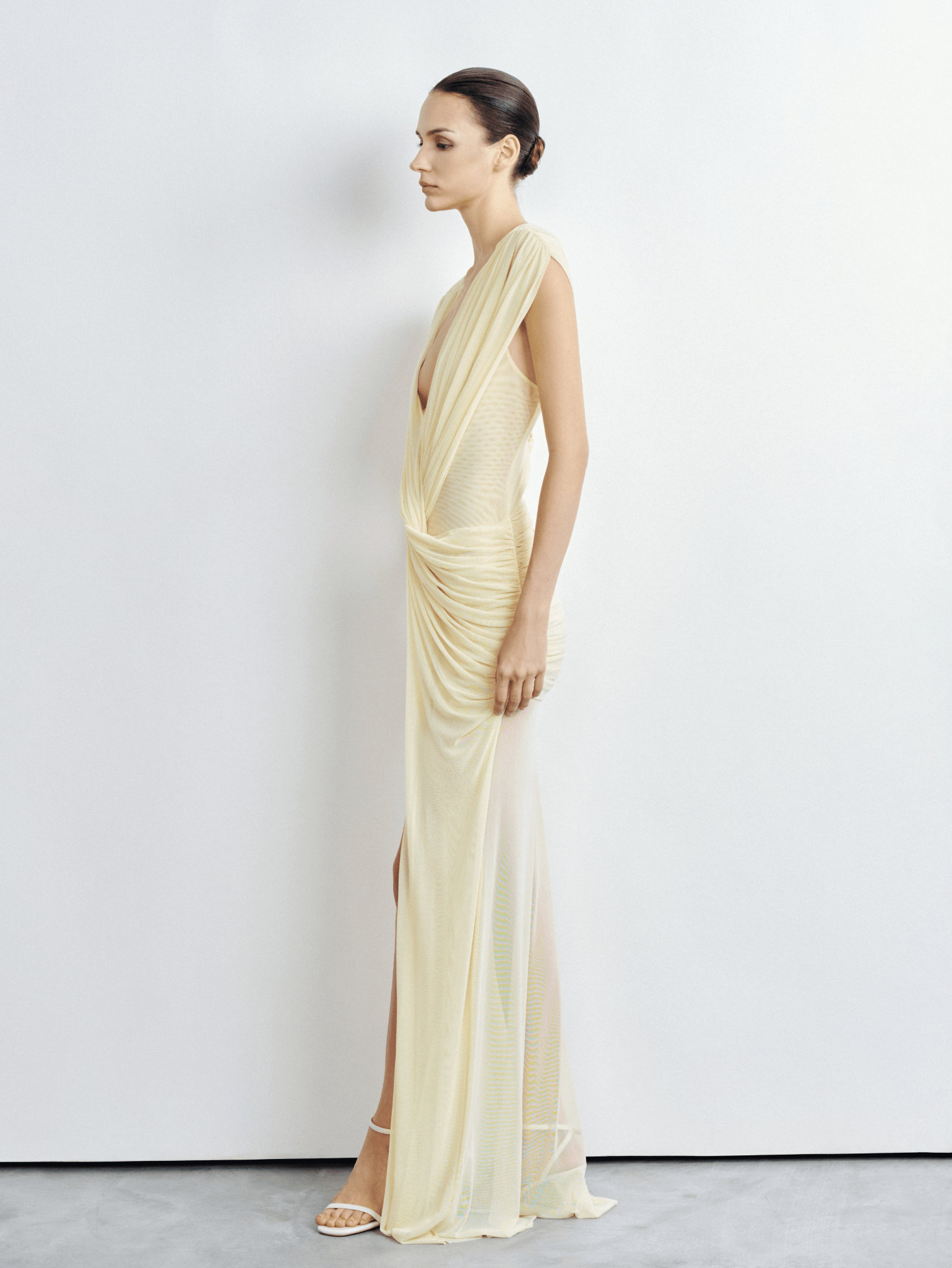 Draped Twist-Front Gown - COCOSIN.OFFICIAL