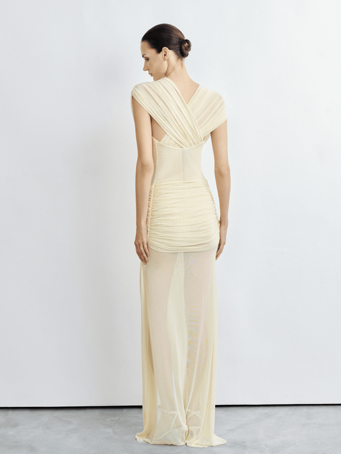 Draped Twist-Front Gown - COCOSIN.OFFICIAL