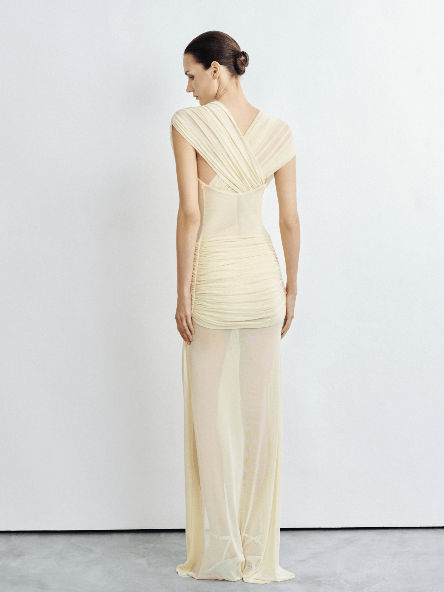 Draped Twist-Front Gown - COCOSIN.OFFICIAL
