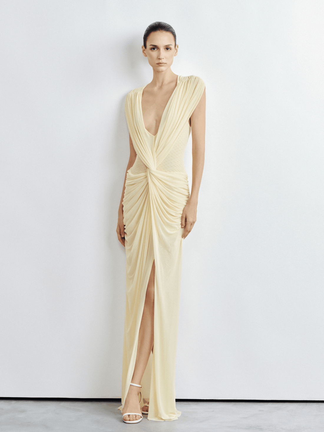 Draped Twist-Front Gown - COCOSIN.OFFICIAL