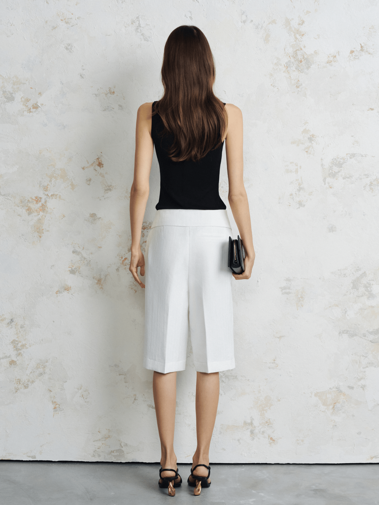 Fold-Over Bermuda Shorts - COCOSIN.OFFICIAL