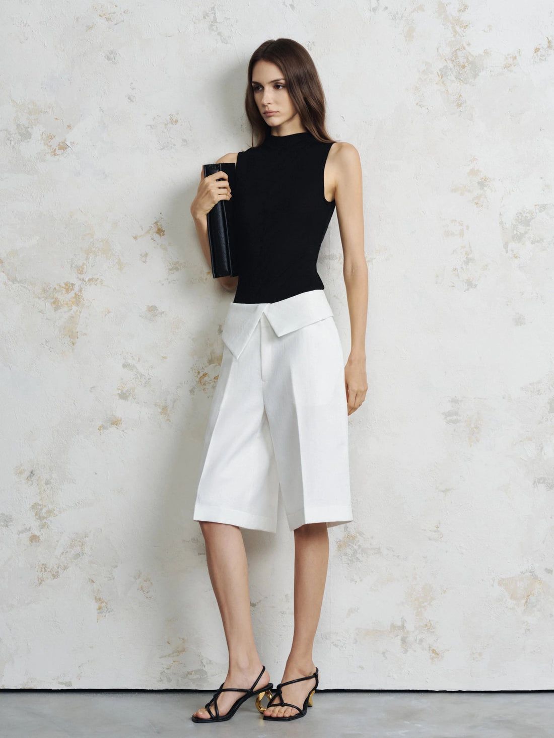 Fold-Over Bermuda Shorts - COCOSIN.OFFICIAL