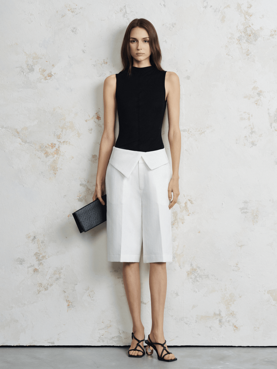 Fold-Over Bermuda Shorts - COCOSIN.OFFICIAL