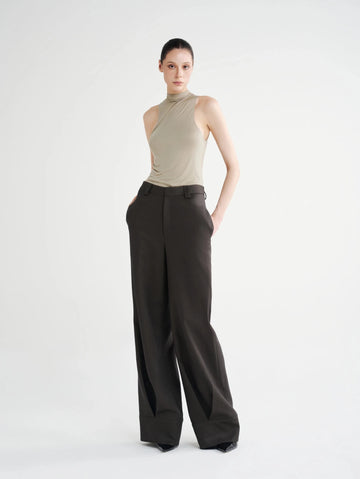 Folded-Cuff Straight-Leg Trousers - COCOSIN.OFFICIAL