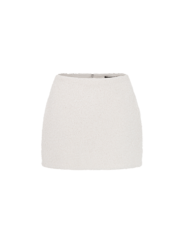 Fuzzy Texture Mini Skirt - COCOSIN.OFFICIAL