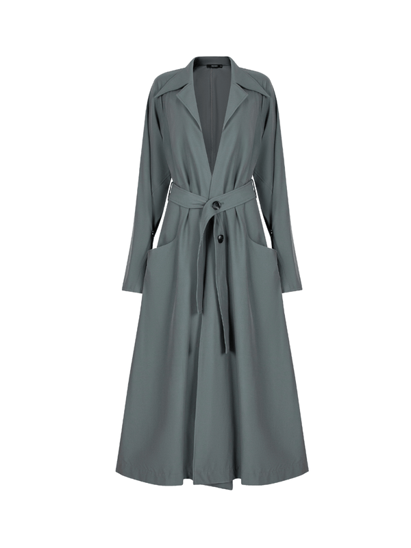 Gray Long Coat Limited - COCOSIN.OFFICIAL