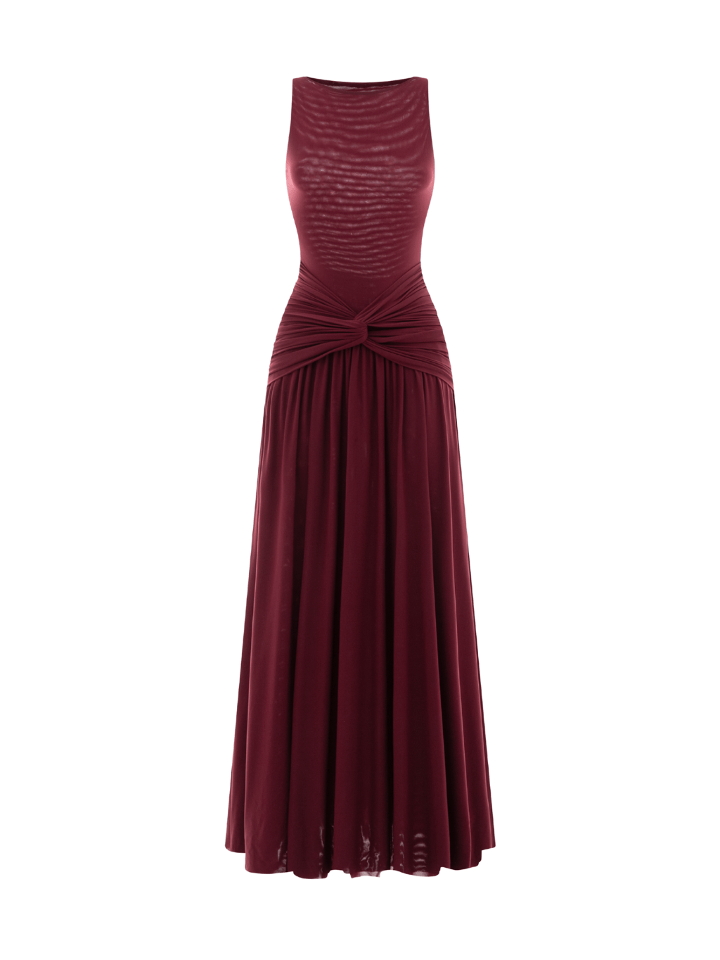 Mesh Twist Waist Maxi Dress - COCOSIN.OFFICIAL