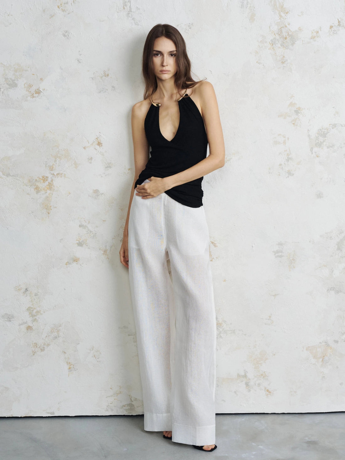 The Side-Slit Linen Pants - COCOSIN.OFFICIAL