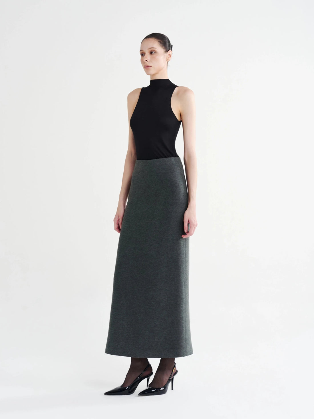 Back-Tie Mock Neck Tank - COCOSIN.OFFICIAL
