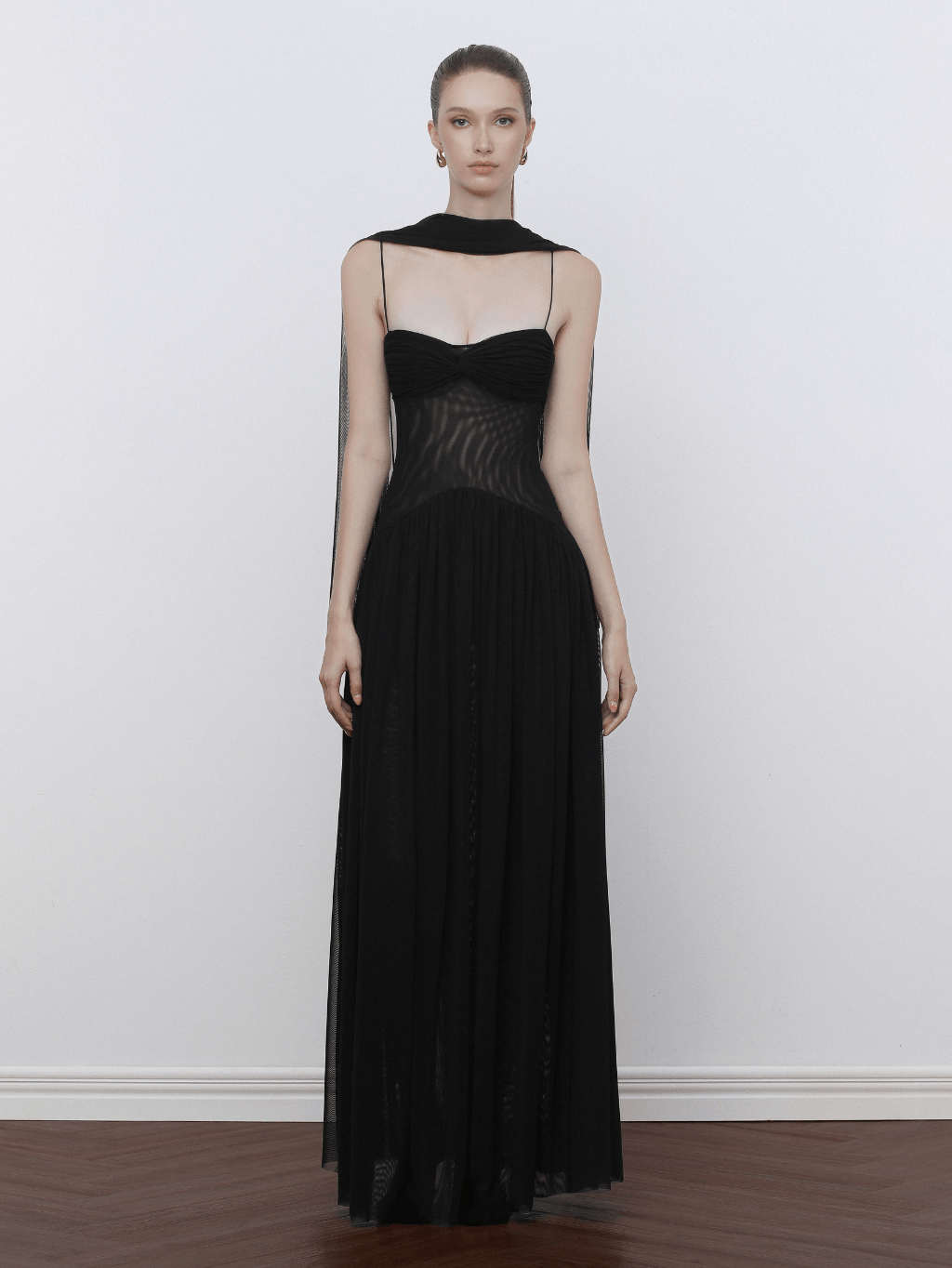 Muse Mesh Halter Gown - COCOSIN.OFFICIAL