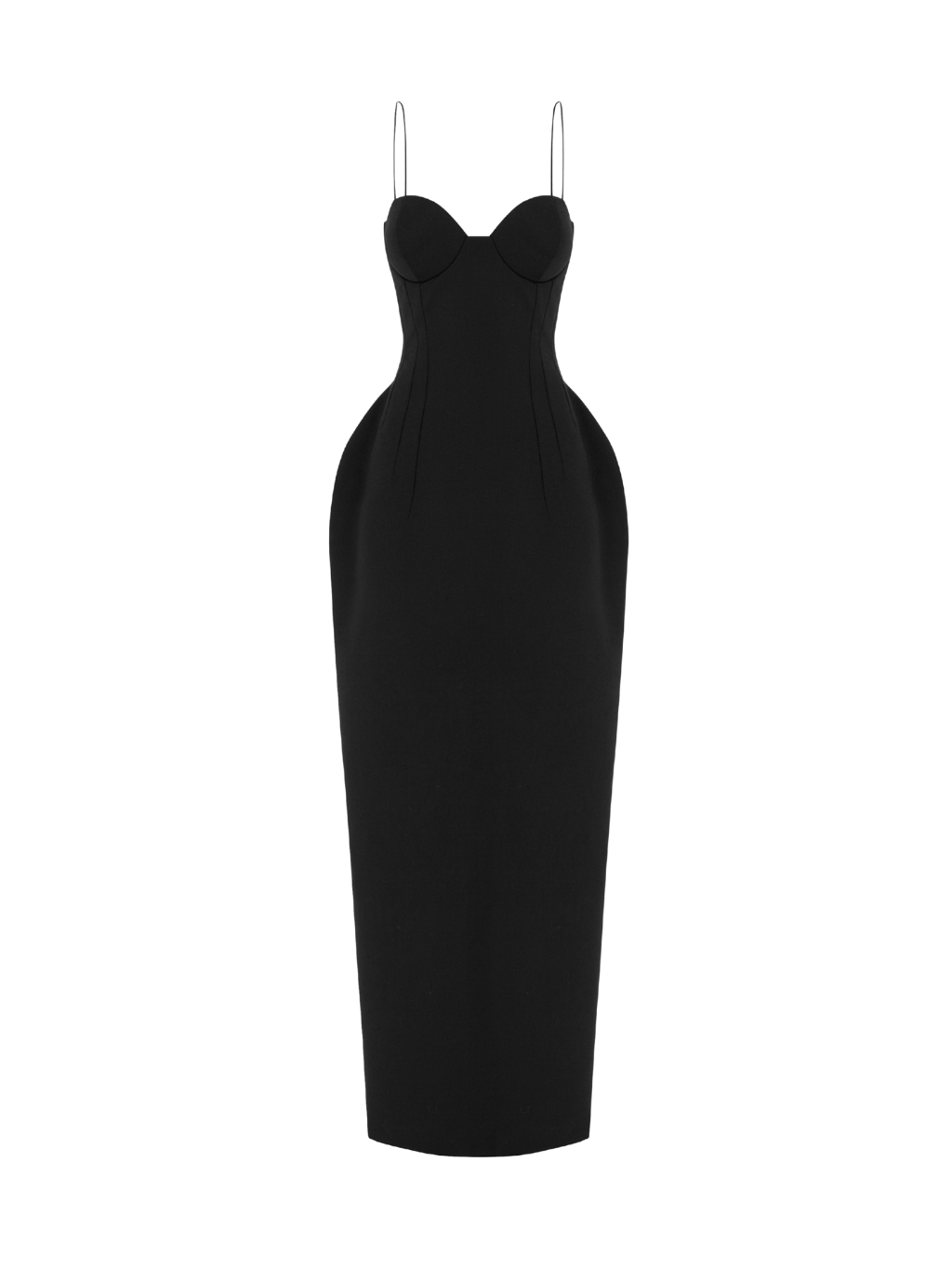 contour midi dress Refined Noir Contour Midi Dress for Effortless Elegance – COCOSIN.OFFICIAL