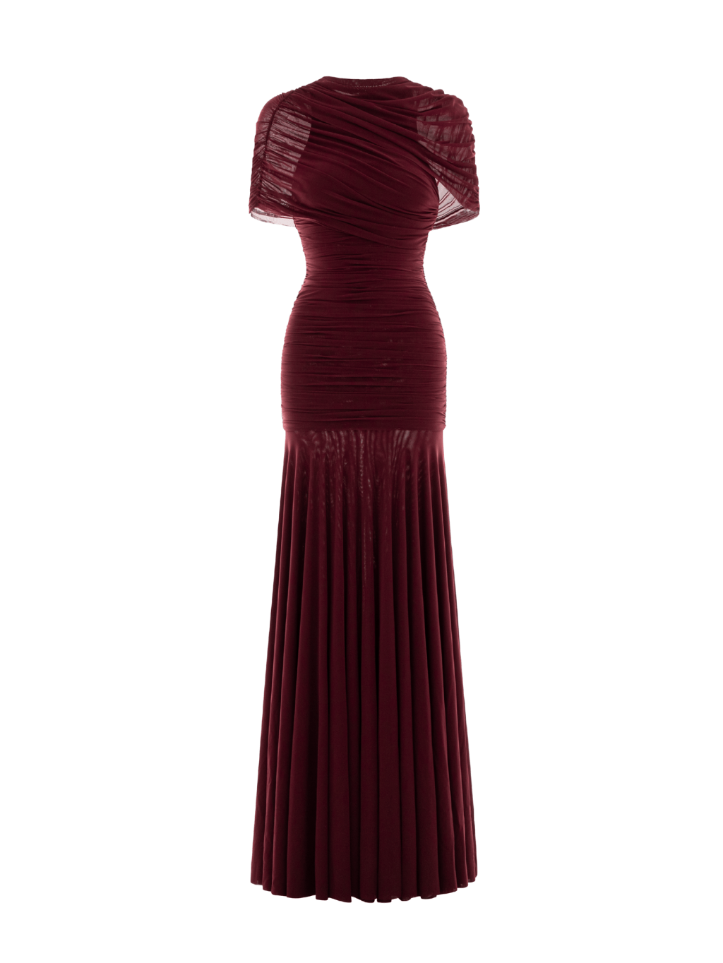 One - Shoulder Ruched Gown - COCOSIN.OFFICIAL