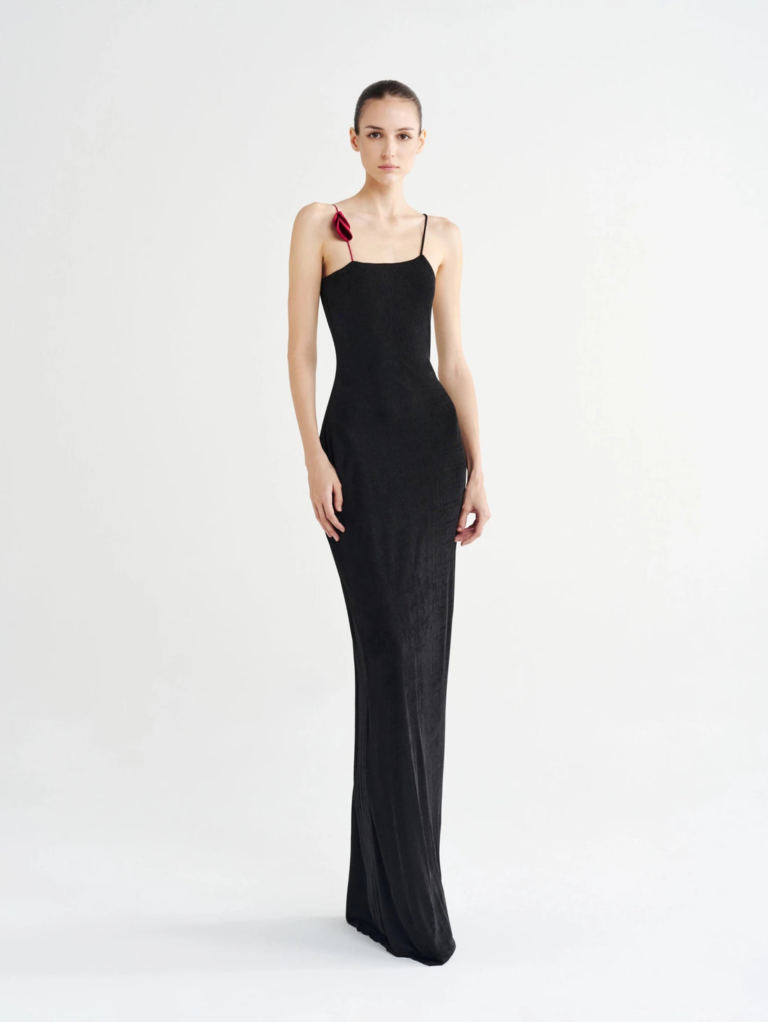 Rosette Accent Cami Maxi Dress - COCOSIN.OFFICIAL
