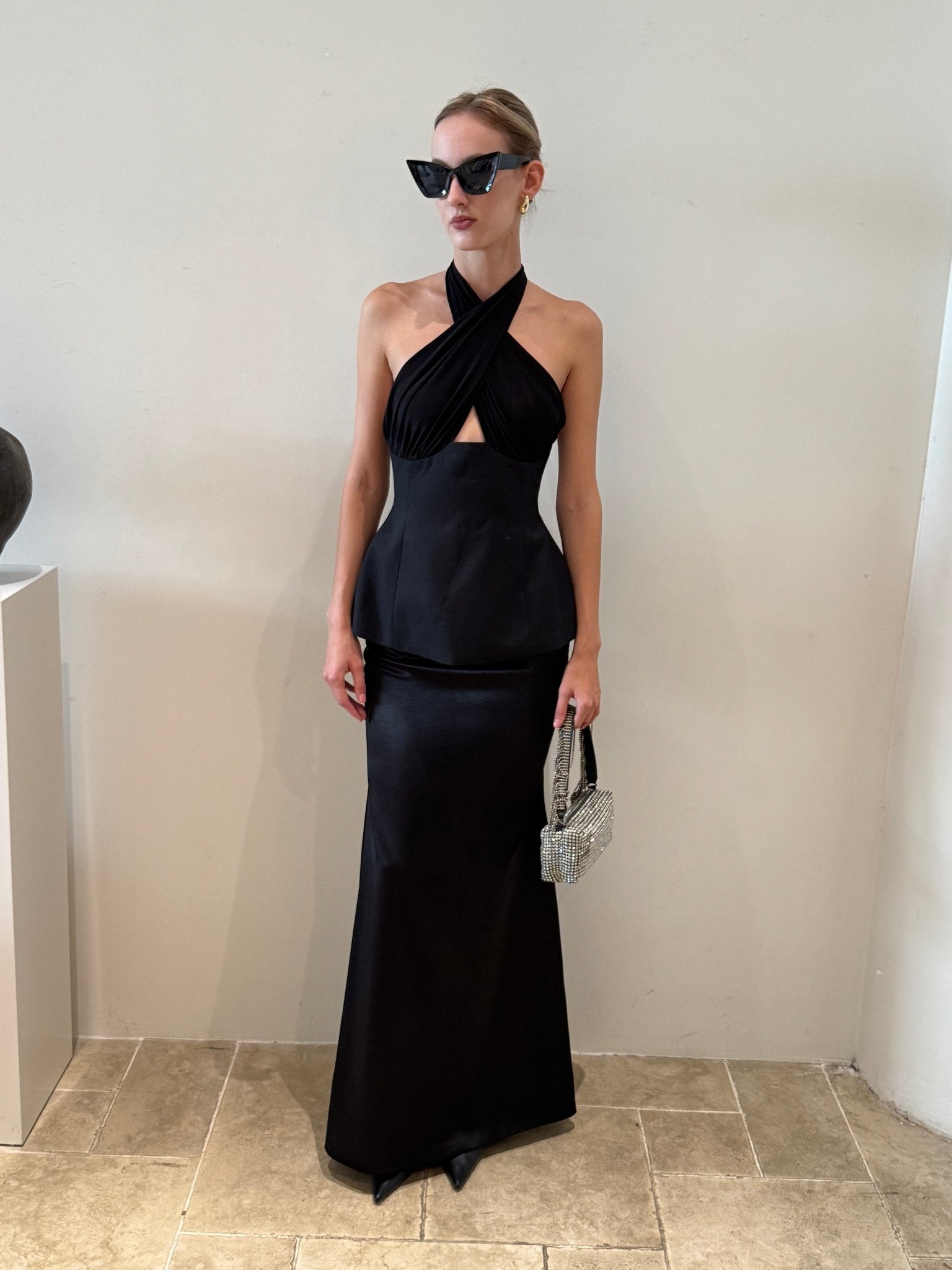 Satin Floor - Length Skirt - COCOSIN.OFFICIAL