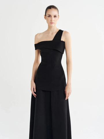Structured Asymmetric Off-Shoulder Top - COCOSIN.OFFICIAL