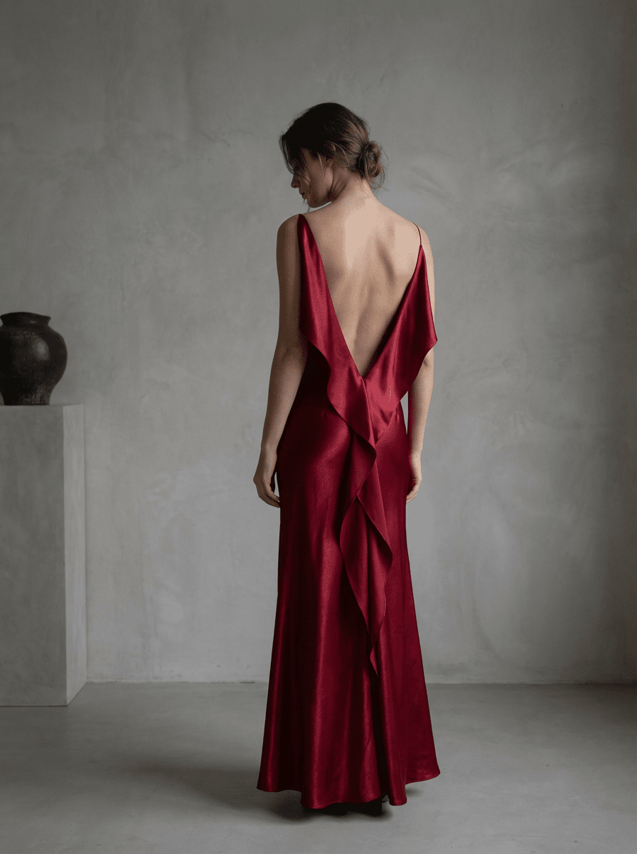 The Lumière Satin Slip Dress - COCOSIN.OFFICIAL