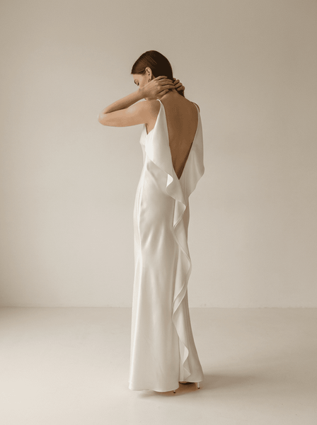 miss coco silk look slip dress Lumière Satin Slip Dress
