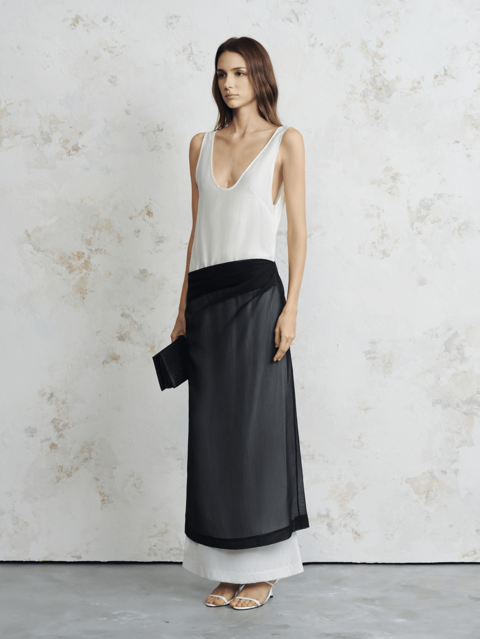 The Maeve Monochrome Layered Maxi - COCOSIN.OFFICIAL