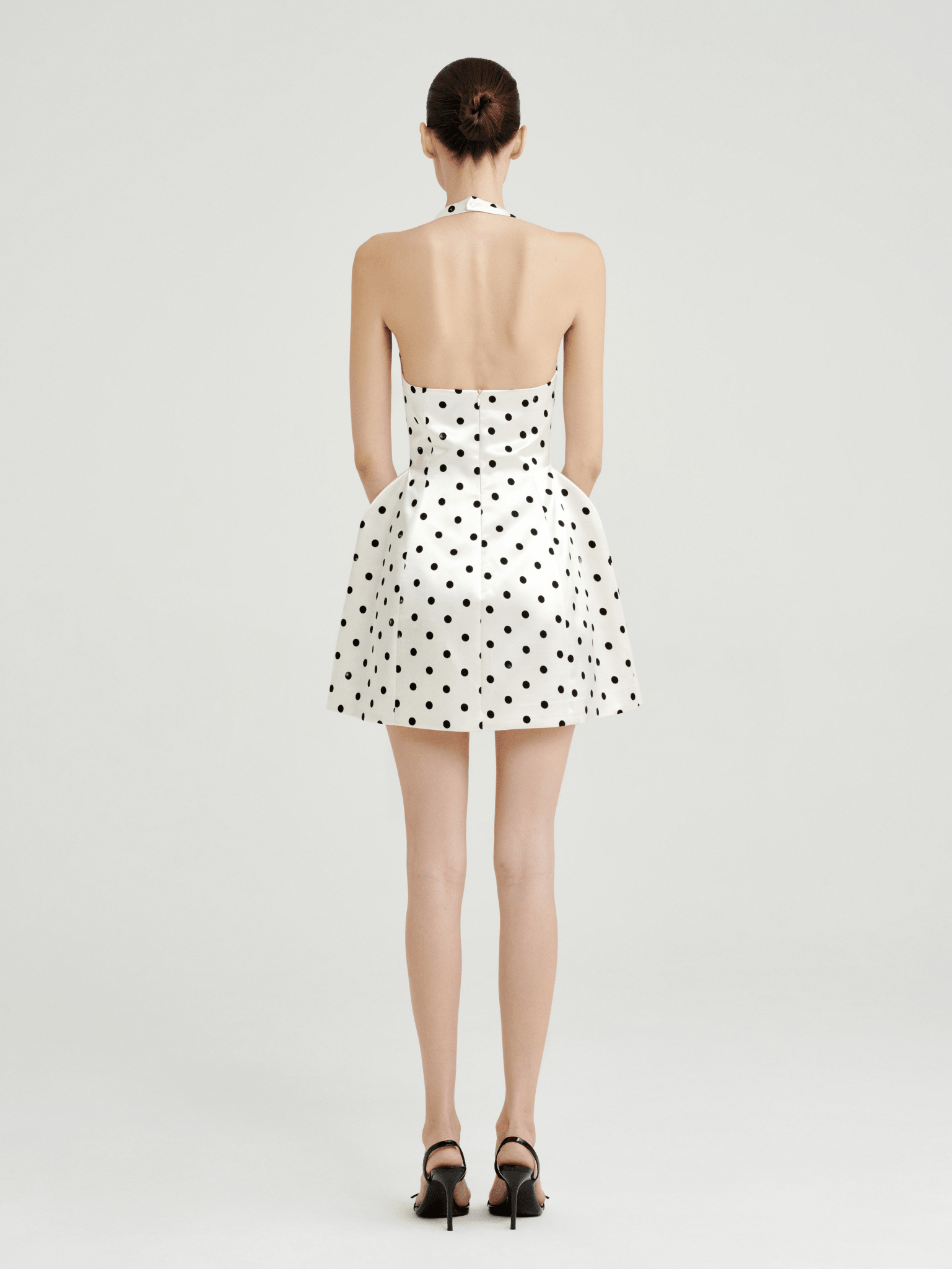 Monroe White Polka Dot Dress