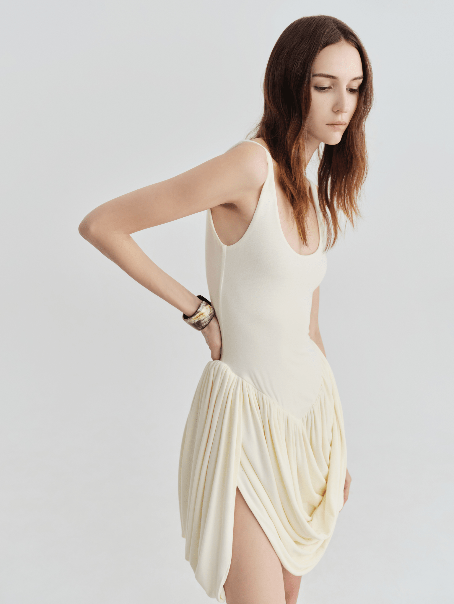 The Sculpted Basque Mini Dress - COCOSIN.OFFICIAL