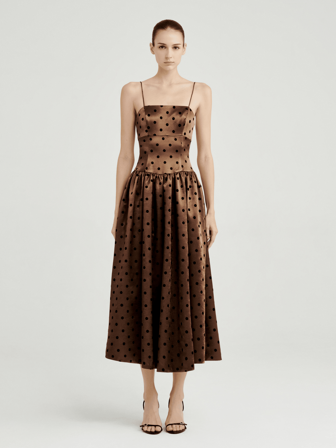 The Sienna Dot Midi Dress - COCOSIN.OFFICIAL