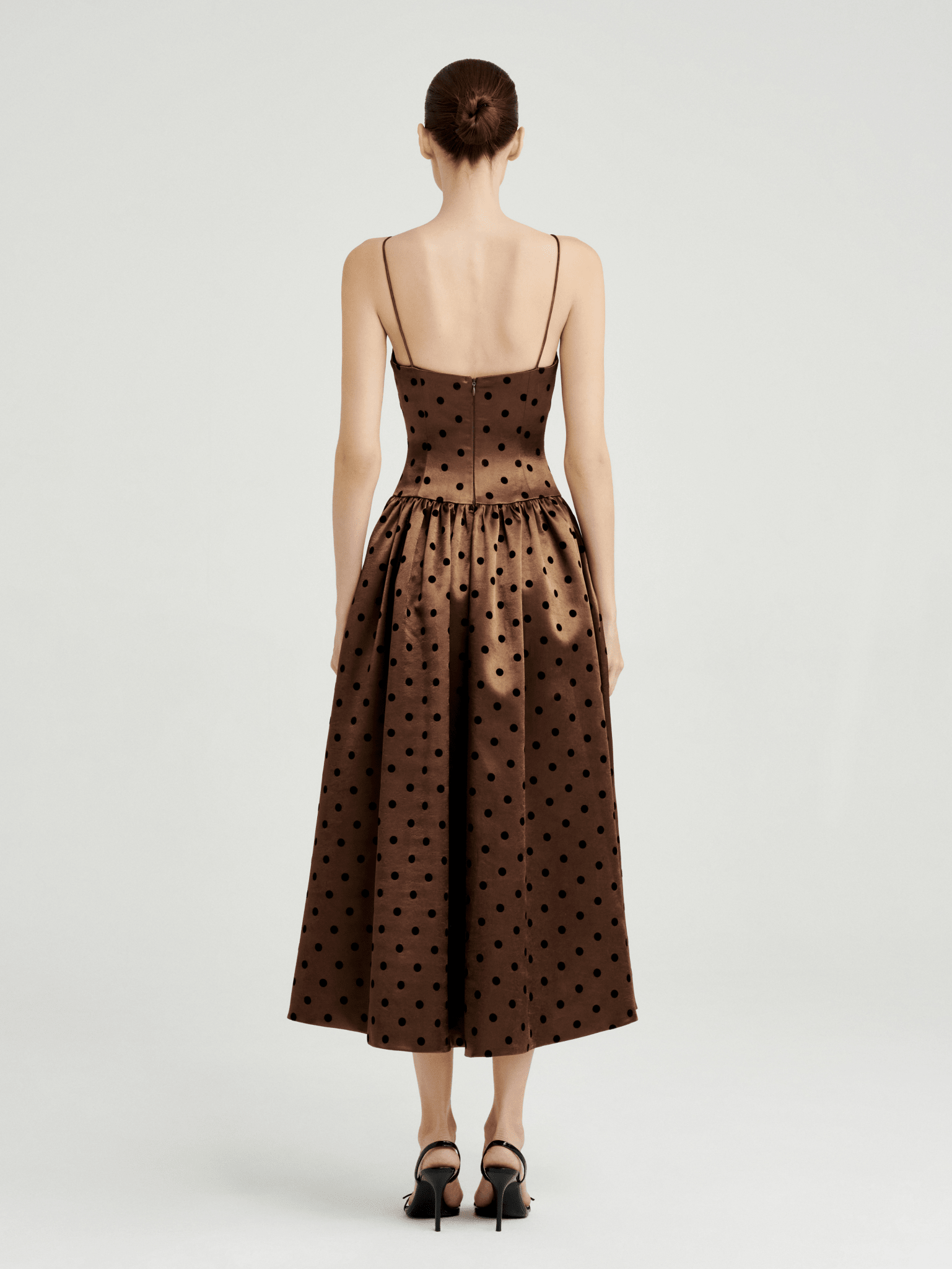 The Sienna Dot Midi Dress - COCOSIN.OFFICIAL