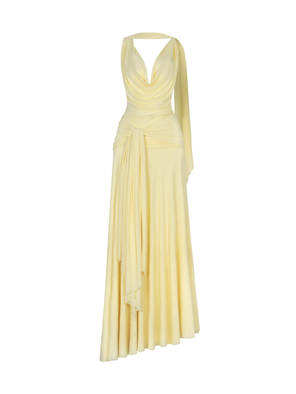 Elegant Mesh Wedding Guest Evening Dress