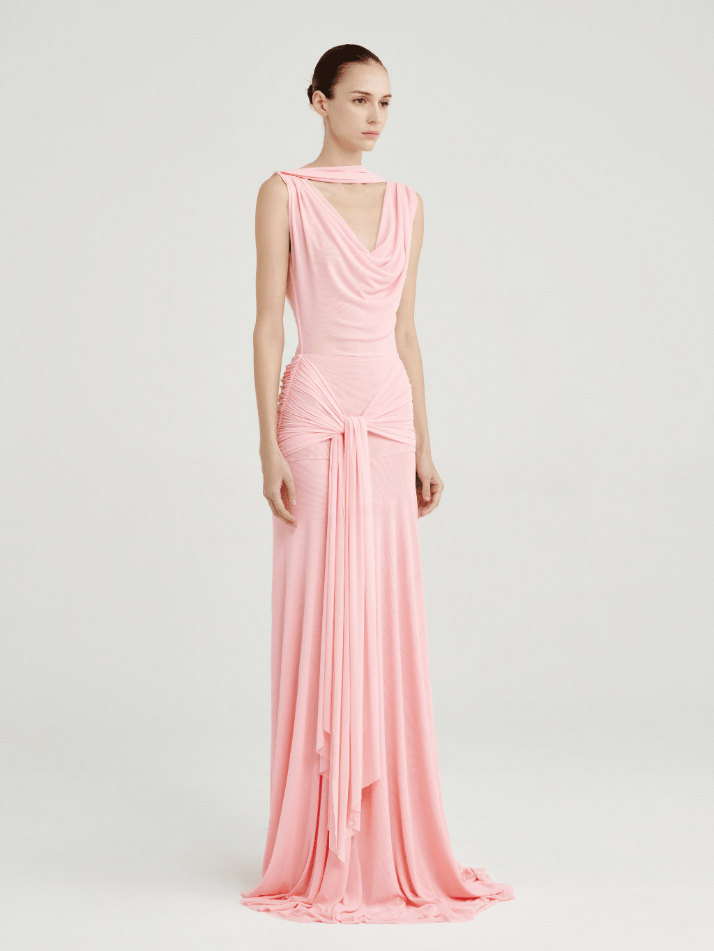 soliana maxi dress Elegant Mesh Wedding Guest Evening Dress