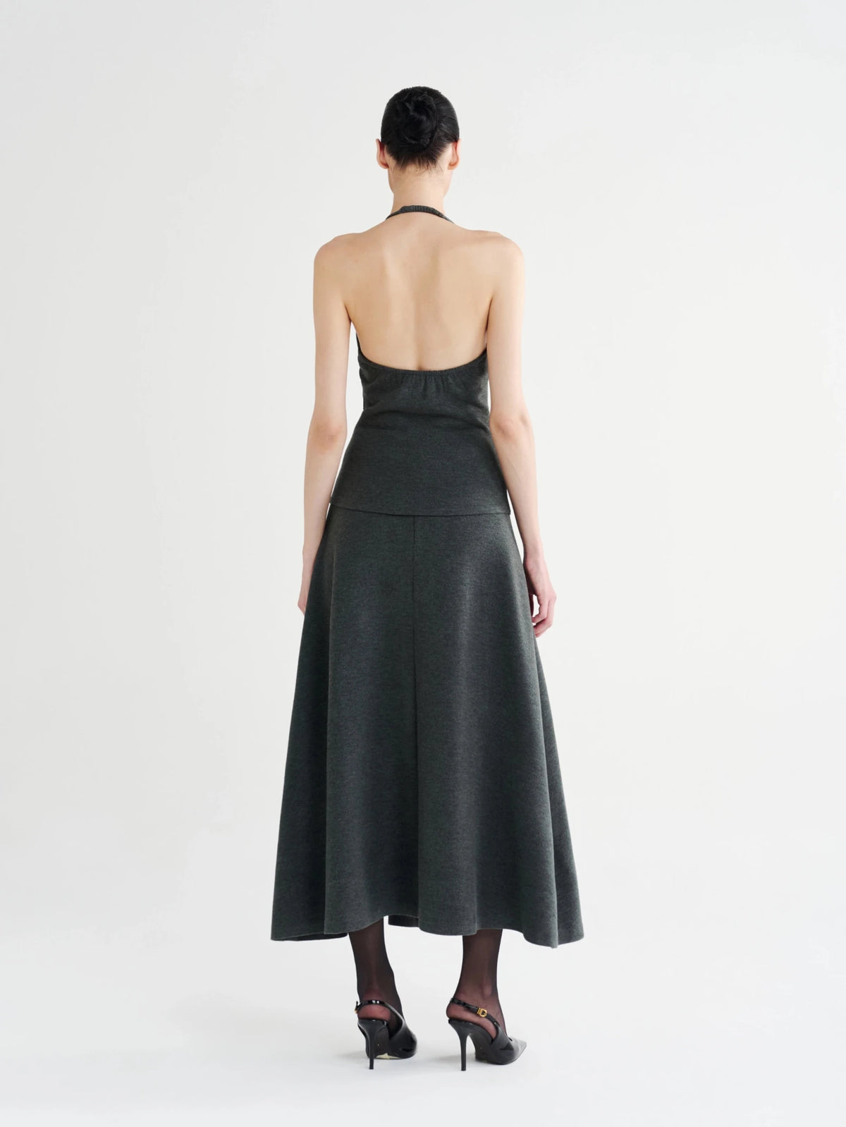 V-Neck Corsage Halter Top - COCOSIN.OFFICIAL
