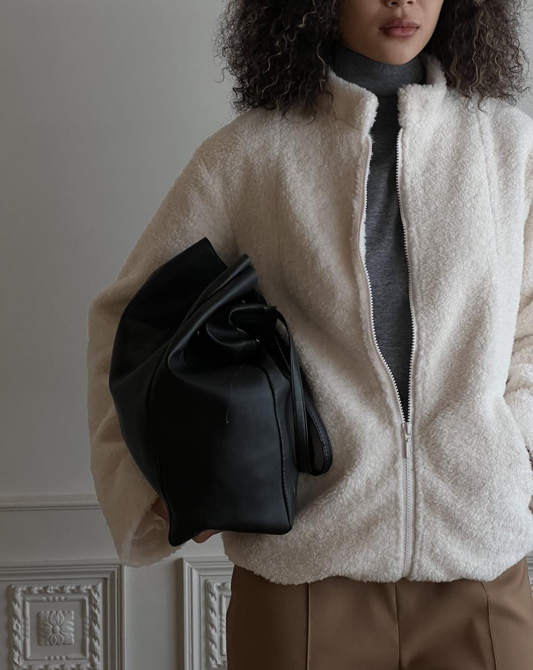 White Faux Fur Coat - COCOSIN.OFFICIAL