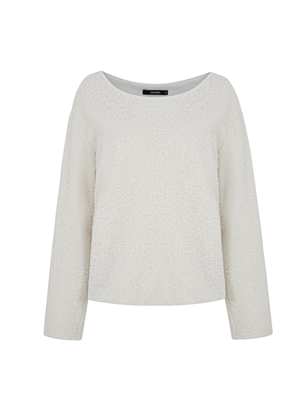 White Faux Fur Top - COCOSIN.OFFICIAL